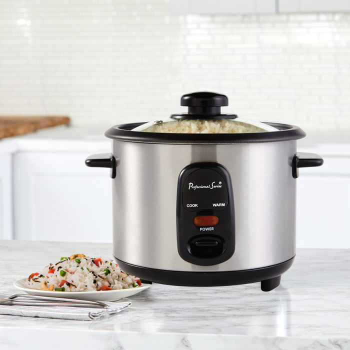 ContinentalElectric Continental Electric Stainless Steel Rice Cooker